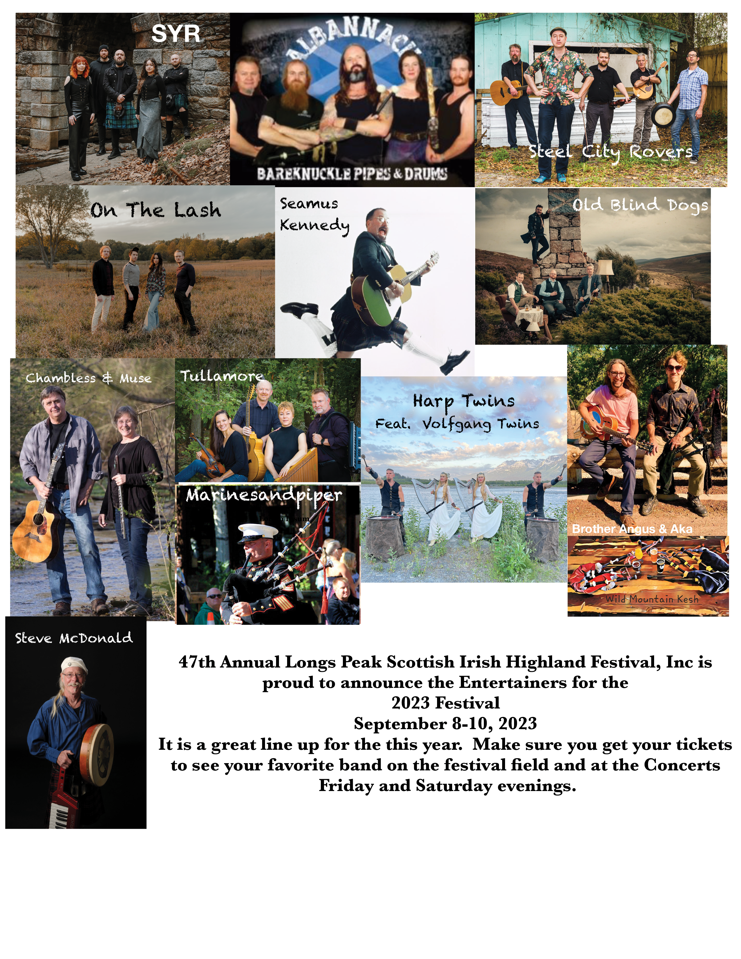 Celtic Music Festival Estes Park Colorado - Irish Music Festival, Scottish Music  Festival